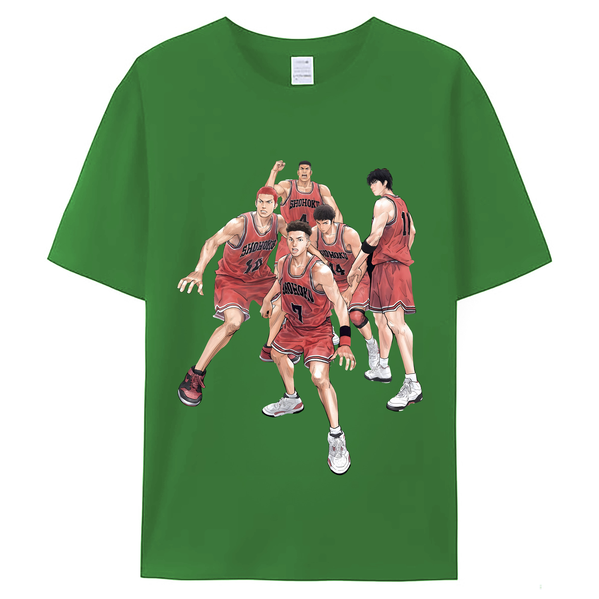（画像用） SLAM DUNK／スラムダンク レディースカジュアルプリントTシャツ（綿100％）